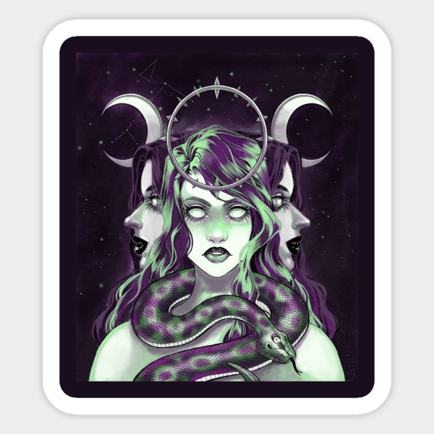 Hecate Sticker by kristinpatoni